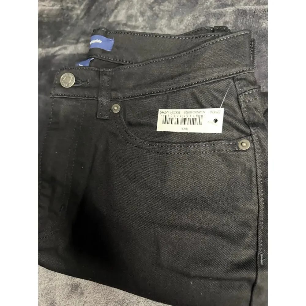 Amazon Essentials Men's Medium Stretch Skinny-Fit Jeans, Black, 29W X 34L. BB5